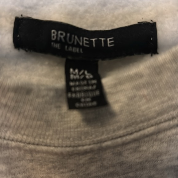 Brunette the label Blonde Crewneck - Picture 2 of 3
